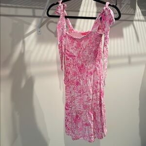Lilly Pulitzer Pink Floral Dress